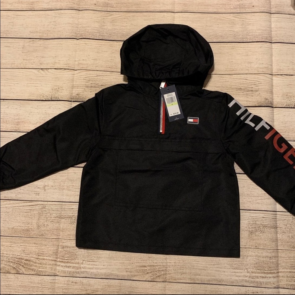 Tommy Hilfiger Anorak Jacket w/Hood Quarter Zip